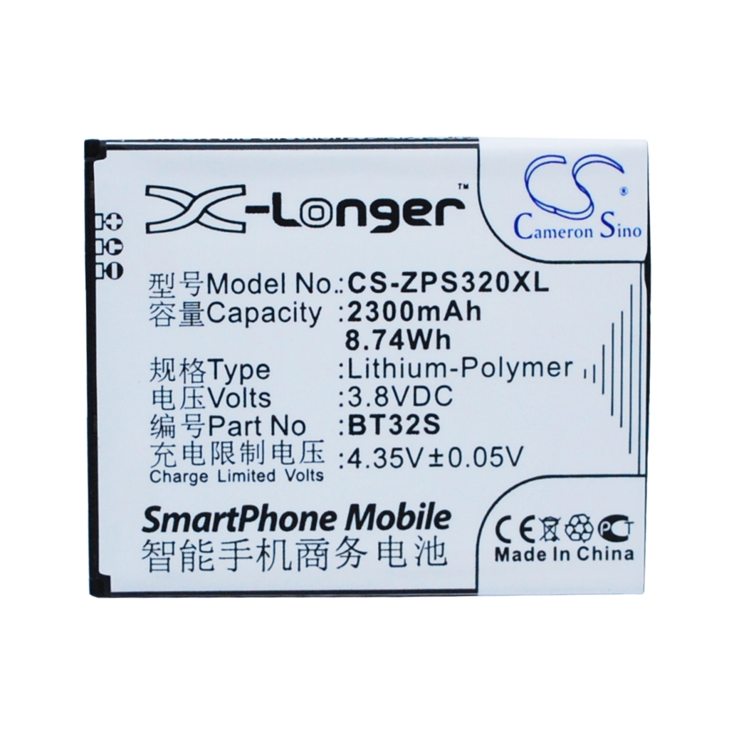 Batterij compatibel met Zopo CS-ZPS320XL