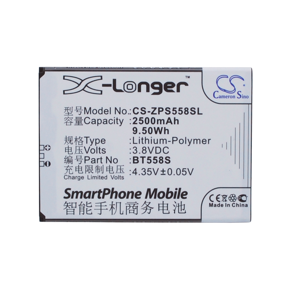 Batterij compatibel met Zopo CS-ZPS558SL