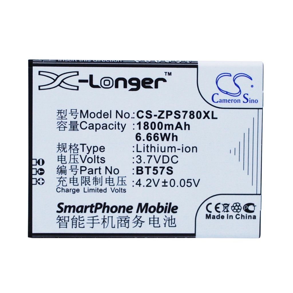 Batterie de téléphone portable Zopo CS-ZPS780XL