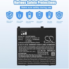 Compatibele batterijvervanging voor Zebra AMME4606,BTRY-ET5X-8IN1-01,BTRY-ET5X-8IN1-02