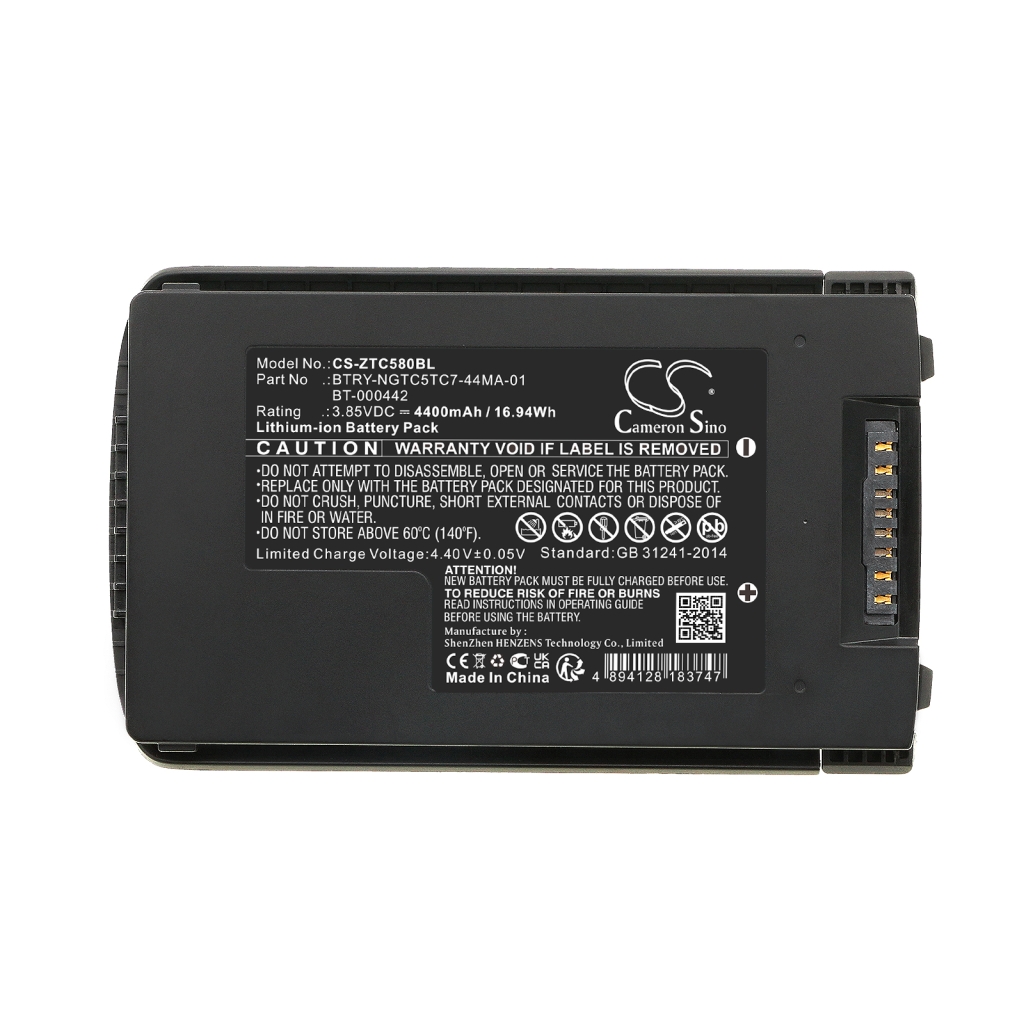 Batterij barcode, scanner Zebra TC58