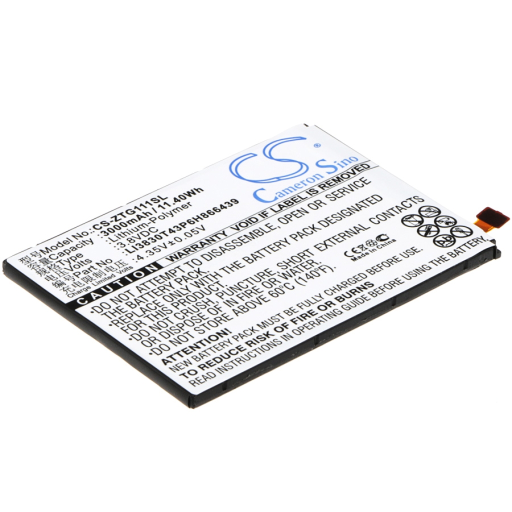 Batterij Vervangt Li3830T43P6h966439