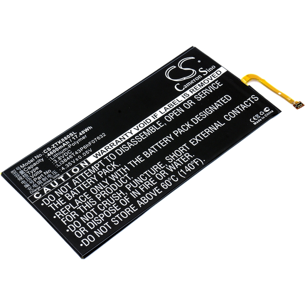 Batterijen Vervangt Li3846T43P6hF07632