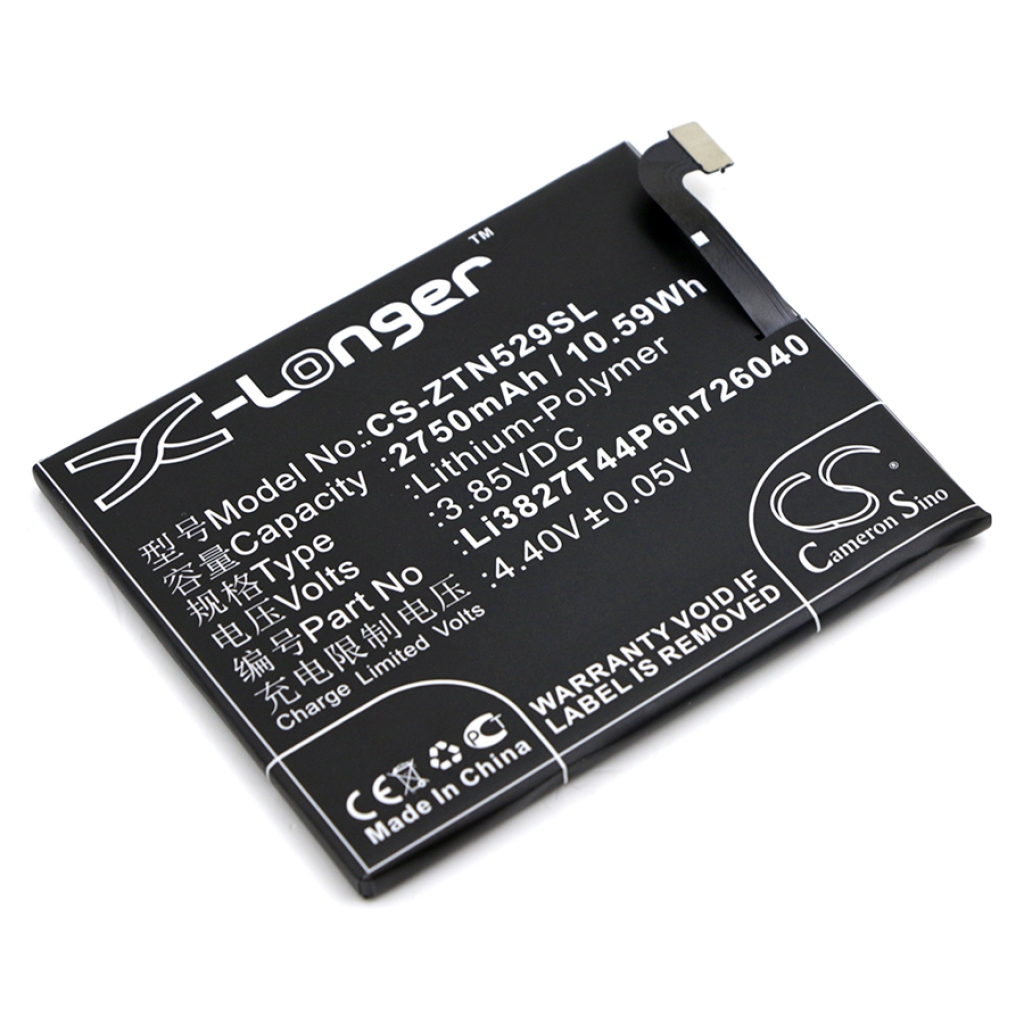Batterij Vervangt Li3827T44P6h726040