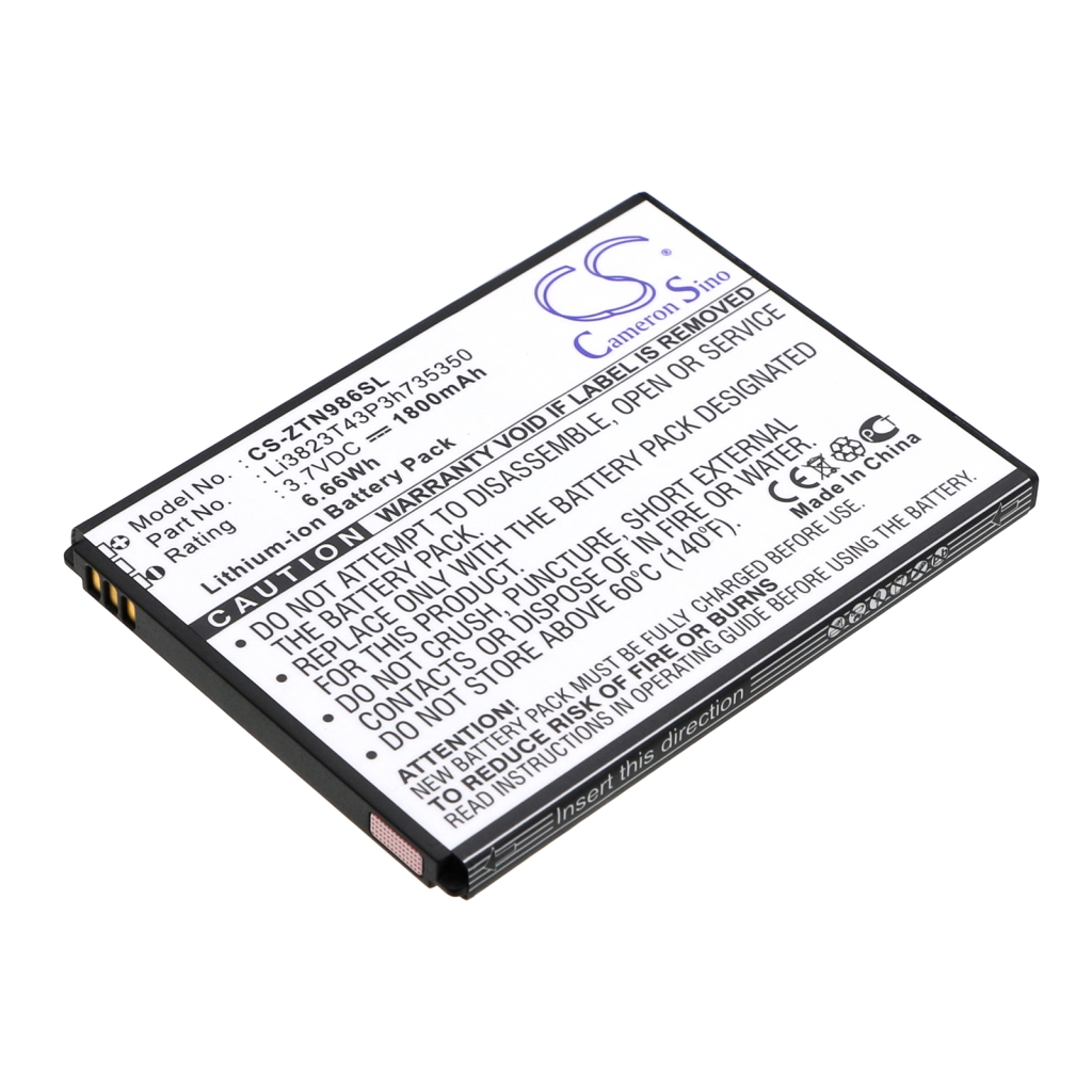 Battery Replaces Li3823T43P3h735350