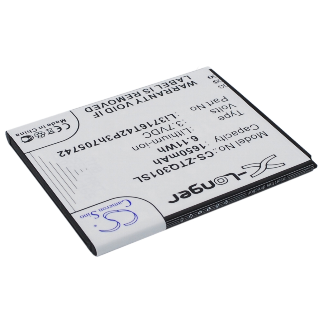 Batterij compatibel met ZTE A+world CS-ZTQ301SL