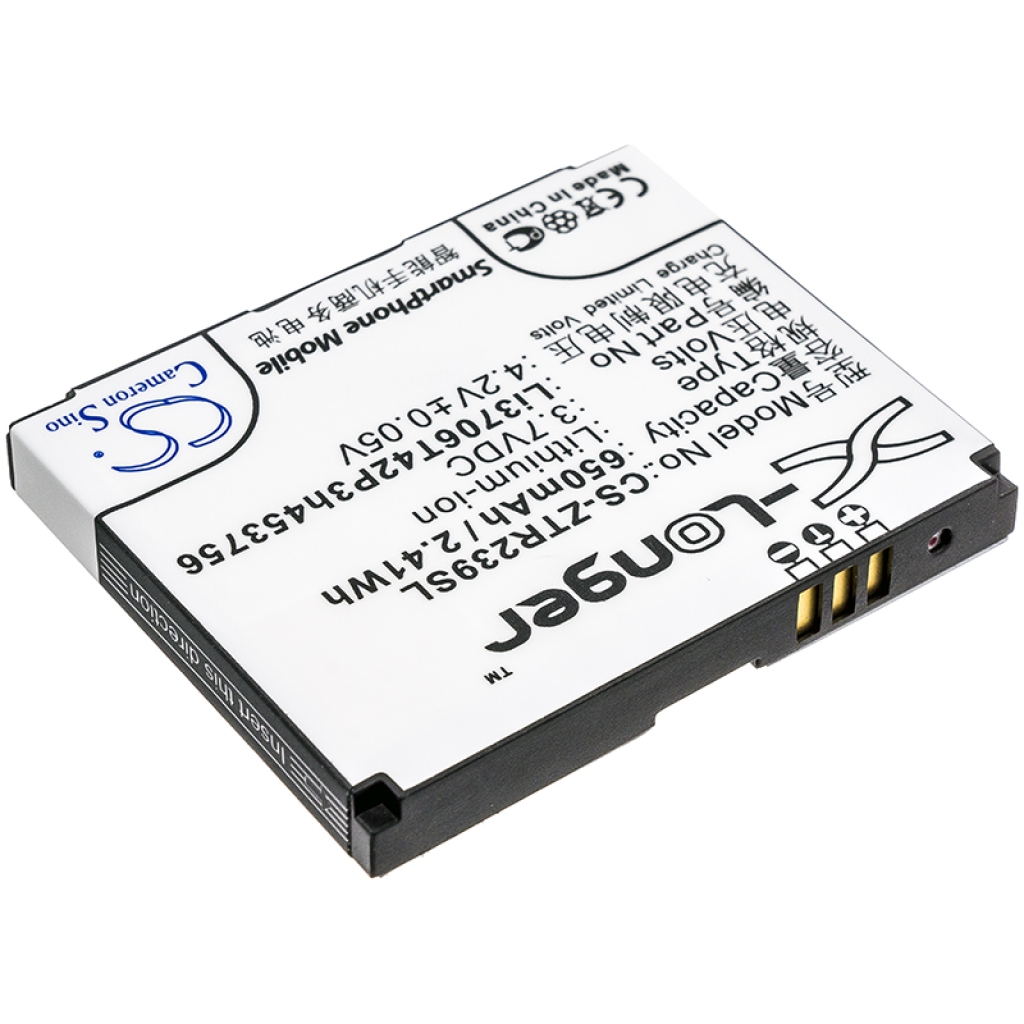 Battery compatible with ZTE CS-ZTR239SL
