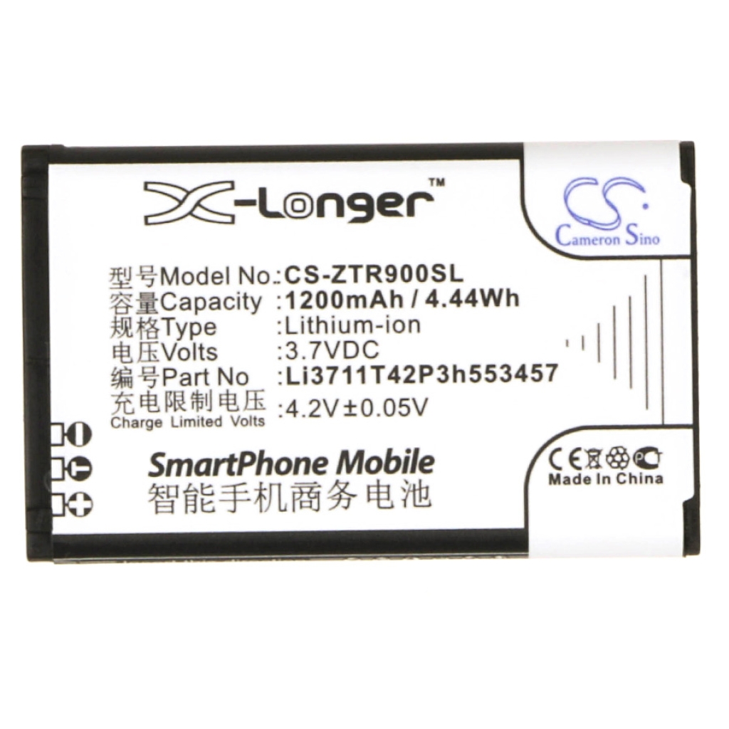 Batterie de téléphone portable Telstra CS-ZTR900SL