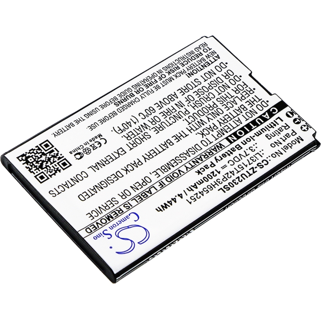 Batterij Vervangt Li3714T42P3H654251