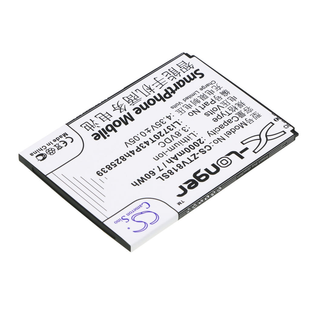 Batterij Vervangt Li3720T43P4h825839