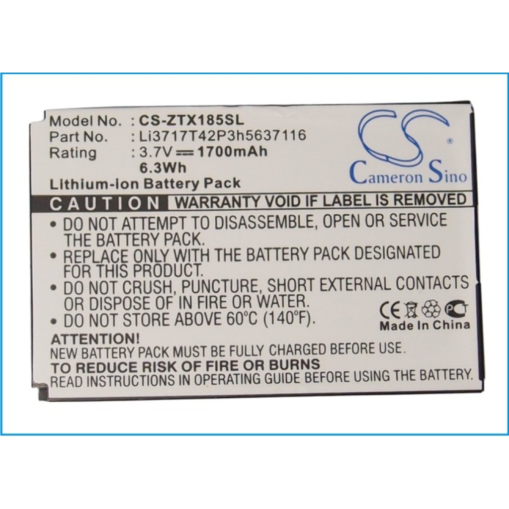 Mobile Phone Battery ZTE G180