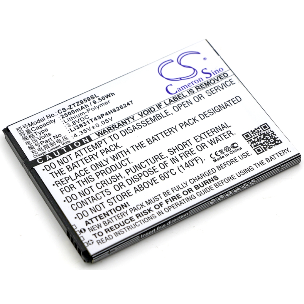 Batterie de téléphone portable ZTE CS-ZTZ959SL