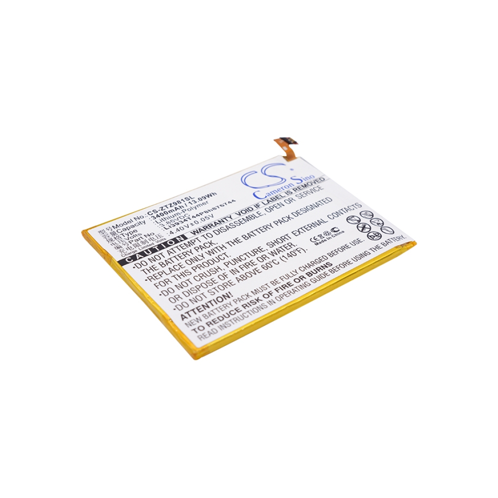 Batterijen Vervangt Li3934T44P8h876744