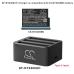 Opladers compatibel met Insta360 DF-NTX400UH