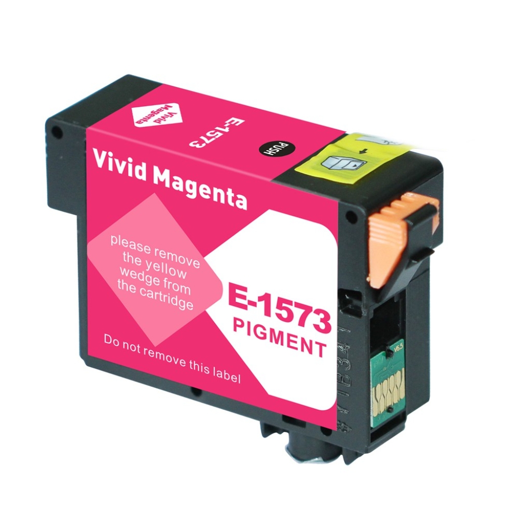 Compatible with Epson T1573 / 29.5ml Ink Vivid magenta (Ink cartridges - Pigment)