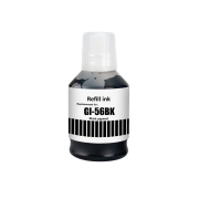 Compatible with Canon GI-56BK / 170ml Ink Black (Printing ink - Pigment)