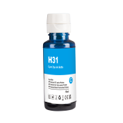 Remplacement compatible pour Compatible avec HP 31 C / 70ml Encre Cyan (Encre d'impression)