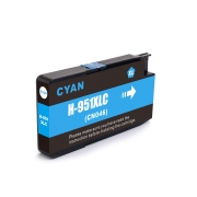 Compatible with HP 951XL / 30ml Ink Cyan (Ink cartridges - Dye)